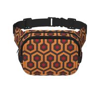 WBQLSL Shining Overlook Patterned Stylish Waist Bag, Lightweight Travel Sports Bag, Waterproof and wear-Resistant