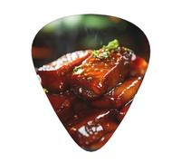 WBQLSL simmer fried meat Guitar Picks - (Thin/Medium/Thick) Suitable for all types of string instruments,