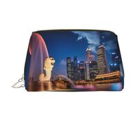 WBQLSL Singapore Fishtail Lion Leather Makeup Bag Cosmetic Storage Bag Suitable for Carrying Cosmetics with You