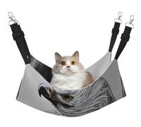 WBQLSL Sketching an Eagle Large Printed pet Hammock - Sleeping Hammock for Cats, Ferrets, Puppies, Rabbits, Small Animals
