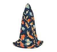 WBQLSL Small fish pattern Patterned S Wizard Cape, Suitable for Adults & Teens Cosplay, Full Size Range S, M, L