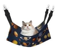 WBQLSL Solar System Planets Large Printed cat cage Hanging Hammock - Suitable for Cats, Ferrets, Puppies, Rabbits, Small Animals