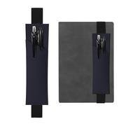 WBQLSL Solid Color Black Pattern Elastic Band Pen Bag Suitable for Girls' Birthday Gifts/Teacher's Day/Graduation Season Intimate Stationery Gift Box