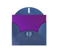 WBQLSL Solid color dark purple Blue Pattern Cards - Perfect for Valentine's Day and anniversaries, expressing love and blessings