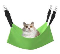 WBQLSL Solid Color Light Green Medium Printed cat cage Hanging Hammock - Suitable for Cats, Ferrets, Puppies, Rabbits, Small Animals