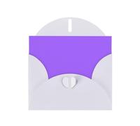 WBQLSL Solid color light purple White Pattern Cards - Perfect for Valentine's Day and anniversaries, expressing love and blessings
