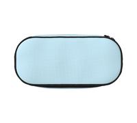 WBQLSL Solid color small fresh Large capacity pencil bag, multi-layer partition stationery storage bag - unisex learning office supplies