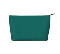 WBQLSL Solid dark green Printed corduroy cosmetic bag - travel essential cosmetic storage bag