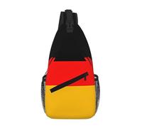 WBQLSL South Africa flag Patterned Travel Crossbody Bag, Perfect for Daily Commutes, Cycling, Hiking, and Urban Adventures, Germany Flag, One Size