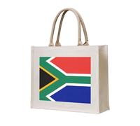 WBQLSL South Africa flag Printed Canvas Tote | Lightweight Storage Bag Perfect for the Beach, Picnics, and Everyday Shopping
