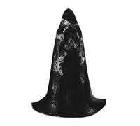 WBQLSL Strange buildings Patterned S Wizard Cape, Suitable for Adults & Teens Cosplay, Full Size Range S, M, L