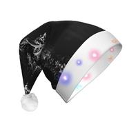 WBQLSL Strange buildingsChristmas hat with LED lights, perfect for costume parties, stage performances, and school events.