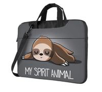 WBQLSL Sturdy and durable laptop bag, suitable for business and study | My Sprirt Animal Printed Laptop Bag With Smooth Double Zippers, Suitable For Business And Study