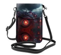 WBQLSL The Devil's Eye. Printed Crossbody Bag, Extended Adjustable Shoulder Strap, Multiple Compartments, Key and Cosmetic Storage Pouch
