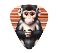 WBQLSL The silent monkey Guitar Picks - (Thin/Medium/Thick) Suitable for all types of string instruments,