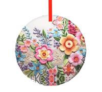 WBQLSL This If it blooms soon. printed Christmas round glass pendant is perfect as a Christmas tree ornament, birthday, or anniversary gift.