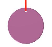 WBQLSL This Solid color grape red printed Christmas round glass pendant is perfect for Christmas, Halloween, and other holiday decorations.