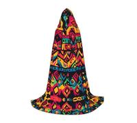 WBQLSL Tribal Pattern Patterned L Wizard Cape, Suitable for Adults & Teens Cosplay, Full Size Range S, M, L