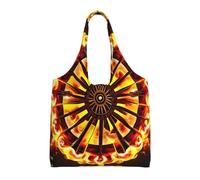 WBQLSL Turning the flame Shoulder bag - convenient to carry, suitable for shopping, work and study