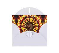 WBQLSL Turning the flame White Holiday Cards - Perfect for birthdays, weddings, and Christmas cards