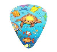 WBQLSL Turtle and Fish Guitar Picks - (Thin/Medium/Thick) Suitable for all types of string instruments,