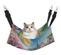 WBQLSL Unicorn Fairy Tale Medium Pattern pet Hammock - Sleeping Hammock for Cats, Ferrets, Puppies, Rabbits, Small Animals