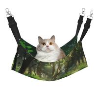 WBQLSL Vegetation Large Pattern pet Hammock - Sleeping Hammock for Cats, Ferrets, Puppies, Rabbits, Small Animals