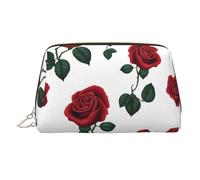 WBQLSL Yashen Rose Leather Makeup Bag Cosmetic Storage Bag Suitable for Carrying Cosmetics with You