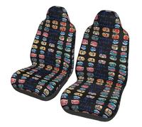 WBQLSL You Make Me Happy Camper Trailer Car Seat Protector (2 Pack) - Universal Seat Covers Guard for Sedan, SUV, Truck, Van, Bus and Ferry Seats
