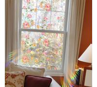 WBQMUNY Rainbow Window Privacy Film,Iridescent Window Film,Static Cling Sticker,Suncatcher Window Cover 17.7" x 43.3"