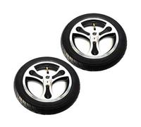 WBQYIPD 12" Replacement Wheelchair Wheels 12½x2¼ Rubber Tires, Walker Casters Rollator Universal Power Wheelchair Rear Wheels Pneumatic