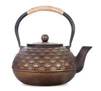 WBRSybUK 2L Large Japanese Cast Iron Teapot With Stainless Steel Infuser/Filter for Loose Tea Universal for Stove Handle Anti-scalding, Healthy Tetsubin Tea Kettle As Gift