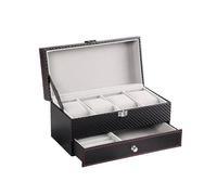 WBRSybUK Jewelry Box With Hidden Compartment, Keepsake Storage Organizer Featuring Drawers For Bracelets, Watches, Necklaces, Earrings & Accessories(C)