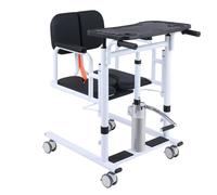 WBRSybUK Patient Lift Transfer Chair For Home,180° Split Seat For Elderly,W/Potty, 4 In 1 Height Adjustable Patient Transfer Chair For Seniors Elderly Handicapped