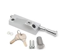 WBRSybUK Portable Door Lock, Bolt Door, Swivel Spring Anti-Theft Insert Corrosion Resistant Buckle Door Lock Floor, Surface Mounted Swivel Door Latch,C