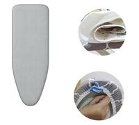 WBTAJZHY Ironing Board Cover Ironing Board Cover, Extra Heavy Duty Ironing Board Pads, Cotton Ironing Board Pads, Stylish Home(Silver,48x15in)