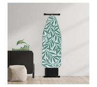 WBTAJZHY Ironing Board Cover Ironing Board Covers Standard Size, Cotton Iron Board Replacement Cover Adjustable, Heat Reflective Ironing Board Pad(Green Leaves,36x12inch)