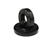 WBTAJZHY Nitrile Rubber Oil Seal, 2Pcs ID 15mm Rubber Oil Seal 15x27x7 15x27x8 15x28x10 15x28x6 TC Skeleton Rotary Nitrile NBR Gasket Spring Steel Lip(15x27x8)
