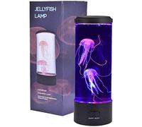 WBTY Electric Jellyfish Lamp, LED Jellyfish Atmosphere Lamp LED Lava Lamp Mood Color Changing Night Light, Gift for Men Women Home Office Decoration