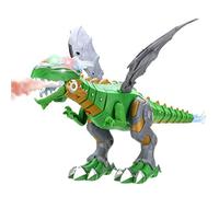 WBTY Mist Spraying Robot Dragon Toy Kids Walking Dinosaur Fire Breathing Water Spray with Lights and Sounds (Green)
