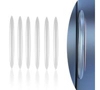 WBWBB 6 Pieces Car Door Edge Protection Strips for Fiat Panda Classic/Pandazzurri/Panda City Cross 2000-2023 2024, Decorative Door Guard Anti-collision Door Protector Accessories,Transparent