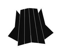 WBWBB Car B-Pillar Protection Stickers for Audi A3/A3L/S3 Sedan 2021-2025, Scratch-Resistant Vinyl Window Trim Covers Waterproof Exterior Door Frame Film