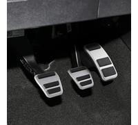 WBWBB Car Pedals Covers For Ford Fiesta MK8 ST Ecosport 2012-2023 Puma 2019-2023, Rubber Metal Car Accelerator Brake Pedal Foot Pedal Cover Accessories,MT