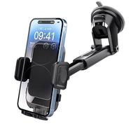 WBWBB Car Phone Holder for Nissan Navara D22/D40/D40 S/Np300/Np300 S, Dashboard & Windscreen &Air Vent Mobile phone Mount Adjustable 360° Rotation Suction Mount,A