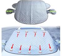 WBWBB Car Windscreen Cover for Renault Captur Hybrid, Magnetic Heavy Duty Ultra Thick Protective Car Windscreen Sun Shade Protect From Snow Ice,A/148 * 116CM