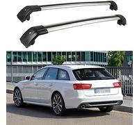WBWJYAI (1 pair) -Aluminum Roof Rack Cross Bar for Audi A6 Avant Estate C6 2005 2006 2007 2008 2009 2010 Roof Rack Cross Bars,Q
