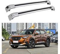 WBWJYAI (1 pair) -Aluminum Roof Rack Cross Bar for Peugeot 2008 SUV 2020-2023 Roof Rack Cross Bars,O