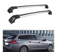 WBWJYAI (1 pair) -Aluminum Roof Rack Cross Bar for Peugeot 308 SW 2007-2019 Roof Rack Cross Bars,Q