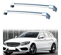 WBWJYAI Aluminium,2pcs Roof Rack Cross Bars for Benz C-Class (S205),5-dr Estate,2015-2019 Cross Bars Railing Carrier-Car Roof Rack for Cargo Luggage Kayak Bicycles Canoe,A