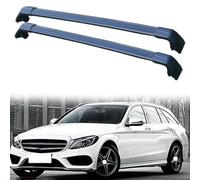 WBWJYAI Aluminium,2pcs Roof Rack Cross Bars for Benz C-Class (S205),5-dr Estate,2015-2019 Cross Bars Railing Carrier-Car Roof Rack for Cargo Luggage Kayak Bicycles Canoe,B